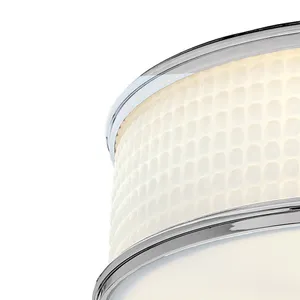 Prism 16.75'' Wide 3-Light Flush Mount - Polished Nickel 3
