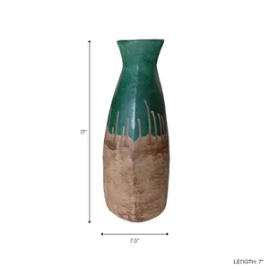 DARIENMILL GREEN VASE 17 (IN) 10