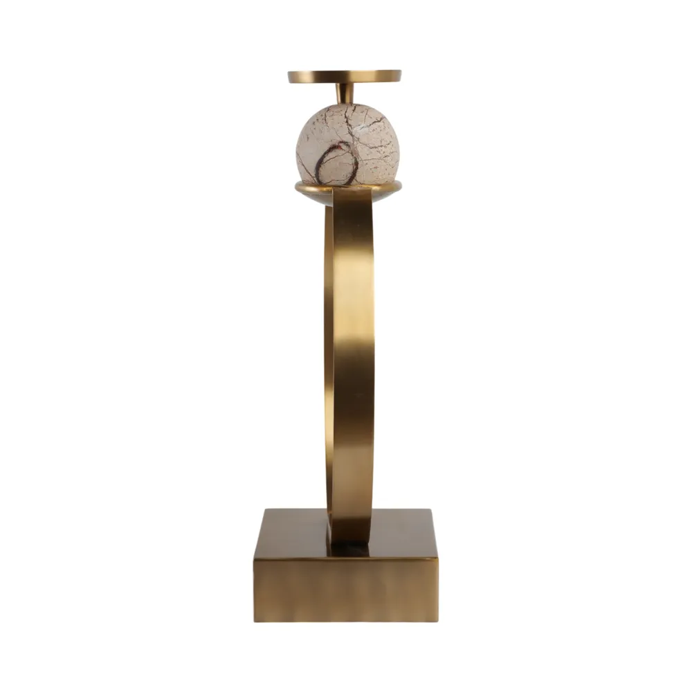 GRAYDONDALE GOLD CANDLE HOLDER 21 (IN)