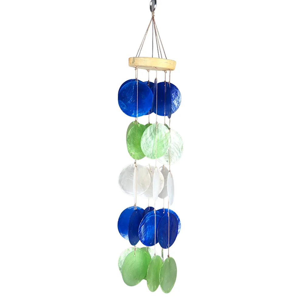 14-1/2" ROUND CAPIZ CHIME