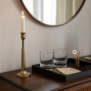 DALELEY GOLD CANDLE HOLDER 13 (IN) 2