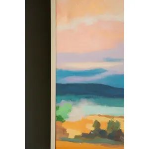 Framed Cowboy Painting 3