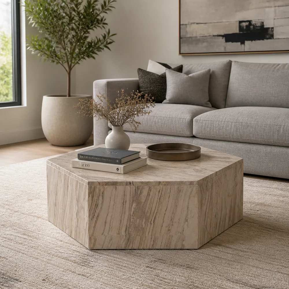 SPARROW TAN COFFEE TABLE 14 (IN)