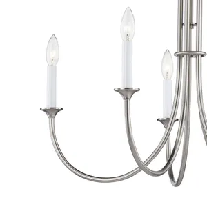 Meadowview 28'' Wide 5-Light Chandelier - Brushed Nickel 5