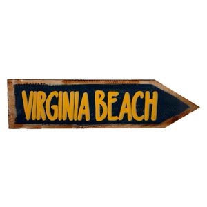 18-1/4" VIRGINIA BEACH ARROW SIGN 1