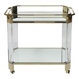 JUNEMORE CLEAR BAR CART 32 (IN) 3