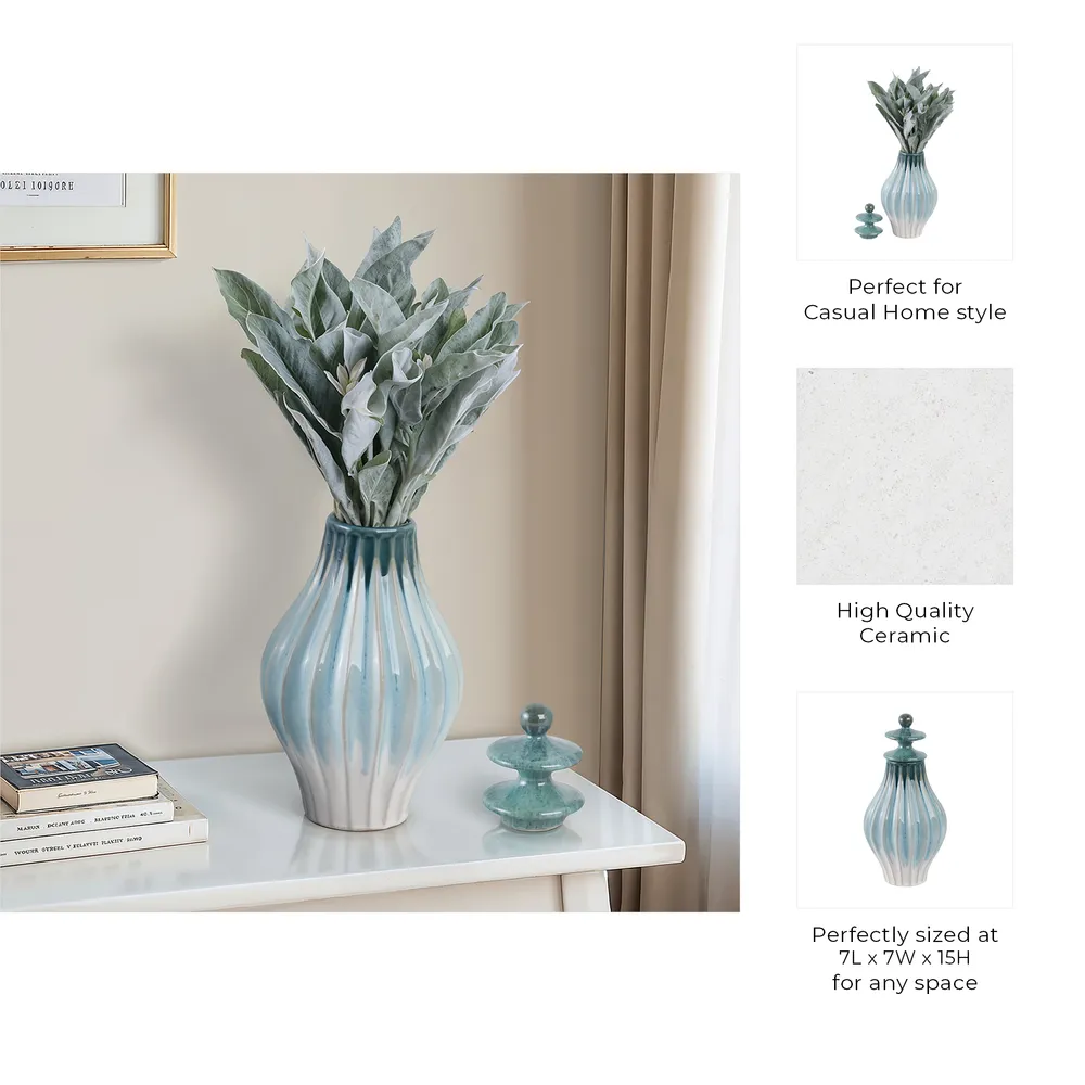 COLTONWOOD GREEN JAR 15 (IN)