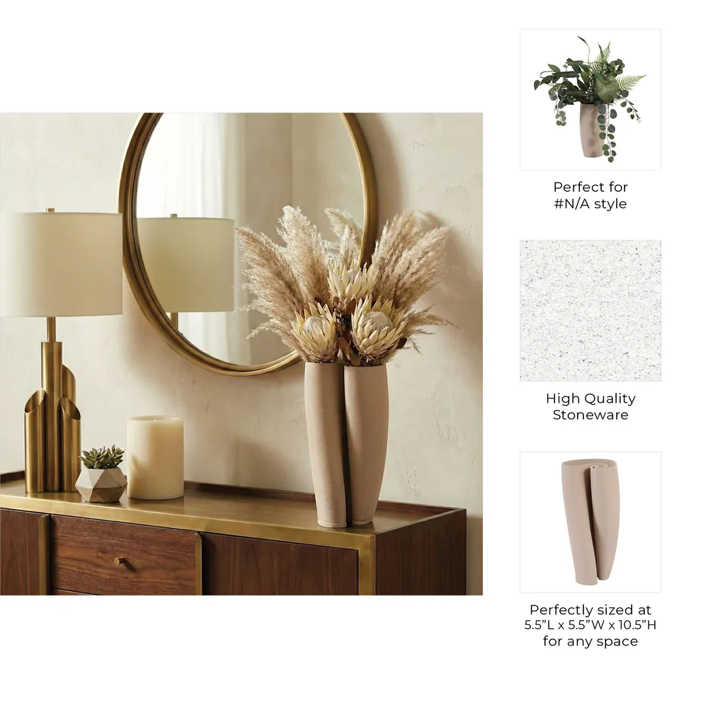 JADERIDGE IVORY VASE 11 (IN)