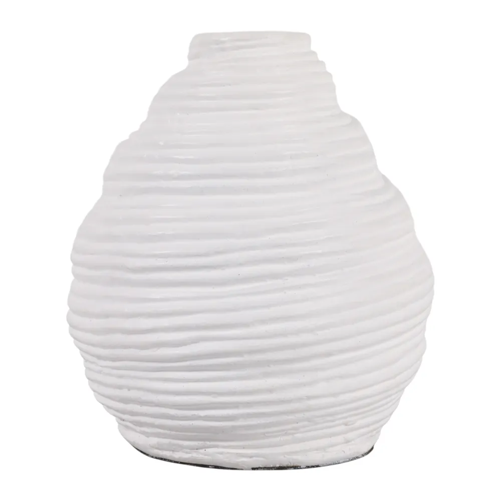 KELSEYHOLM WHITE VASE 9 (IN)