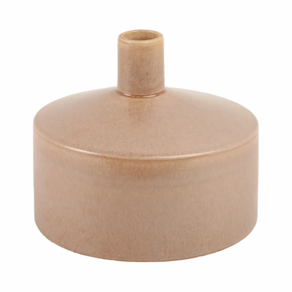 ROCKMILL BROWN VASE 7 (IN)