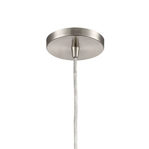 Turbulence 5'' Wide 1-Light Mini Pendant - Satin Nickel 5