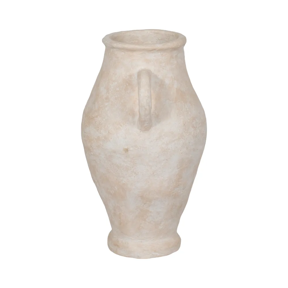 NATESTONE WHITE VASE 31 (IN)