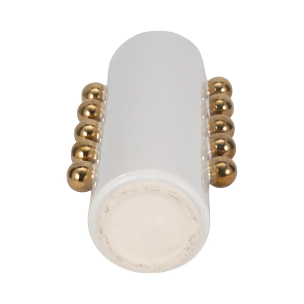 GARSONHAM WHITE VASE 16 (IN)