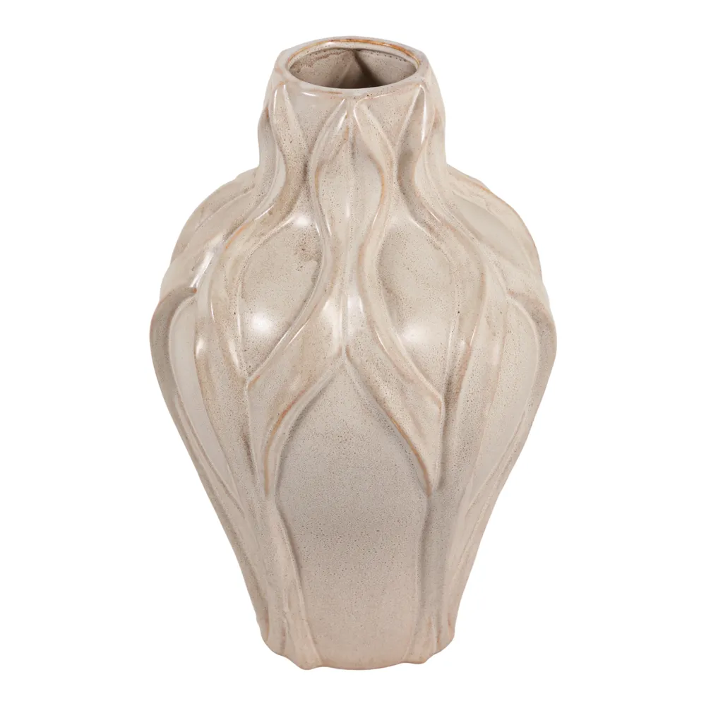 CARLTONOAK IVORY VASE 18 (IN)