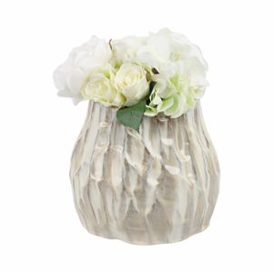 CROSBYLEY CREAM VASE 8 (IN) 3