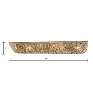 Elizabethan 36'' Wide 6-Light Vanity Light - Dark Bronze 2