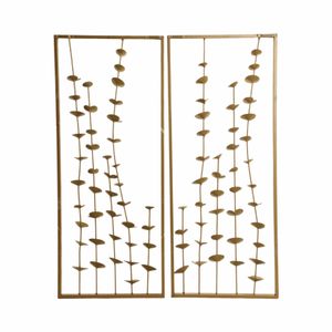LANDONMOOR SET OF 2 GOLD METAL WALL 32 (IN) 7