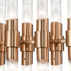 Carisbrooke 28.75'' Wide 24-Light Linear Chandelier - Burnished Brass 4