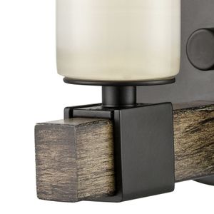 Stone Manor 5'' High 1-Light Sconce - Matte Black 3