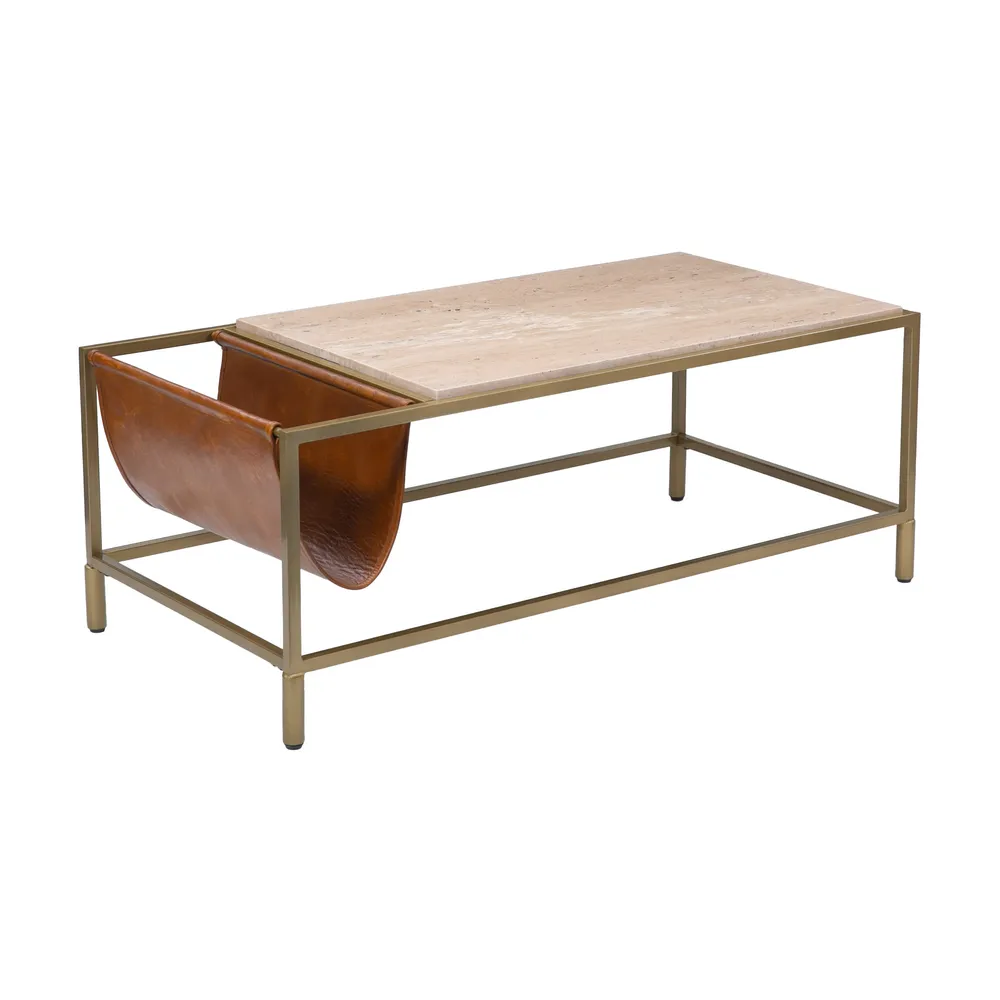 Altalen Coffee Table Brass