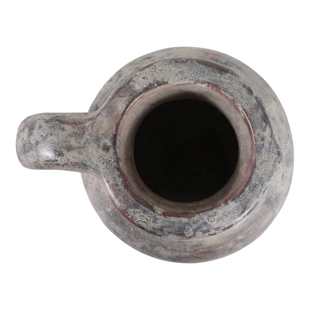 SHERMANGROVE GRAY VASE 9 (IN)