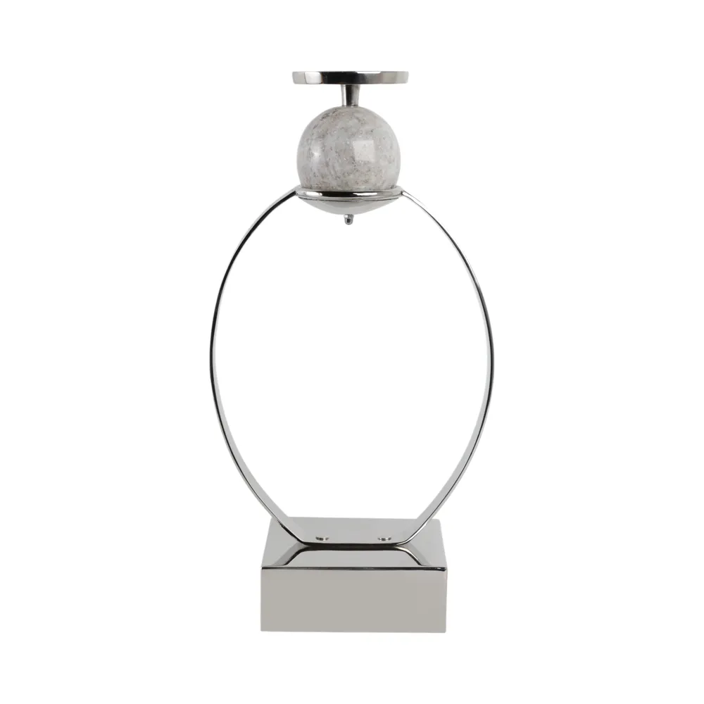 GRAYDONDALE SILVER CANDLE HOLDER 21 (IN)