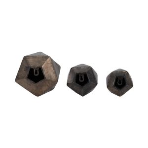 GASTONWELL SET OF 3 BRONZE WALL SCULPTURES 8 (IN) 6
