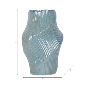 DORSEYSTONE BLUE VASE 17 (IN) 7