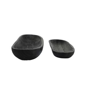 ELTONWIND SET OF 2 BLACK BOWLS 4 (IN) 5