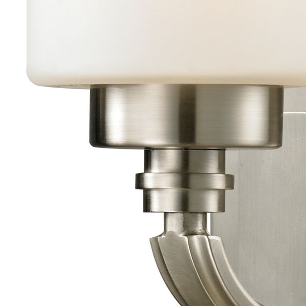 Dawson 10'' High 1-Light Sconce - Brushed Nickel