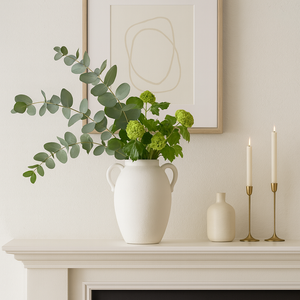 LAYLAFORD WHITE VASE 10 (IN) 13