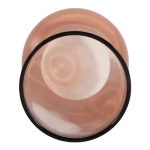 HOLLISBEACH BROWN GLASS VASE 16 (IN) 7
