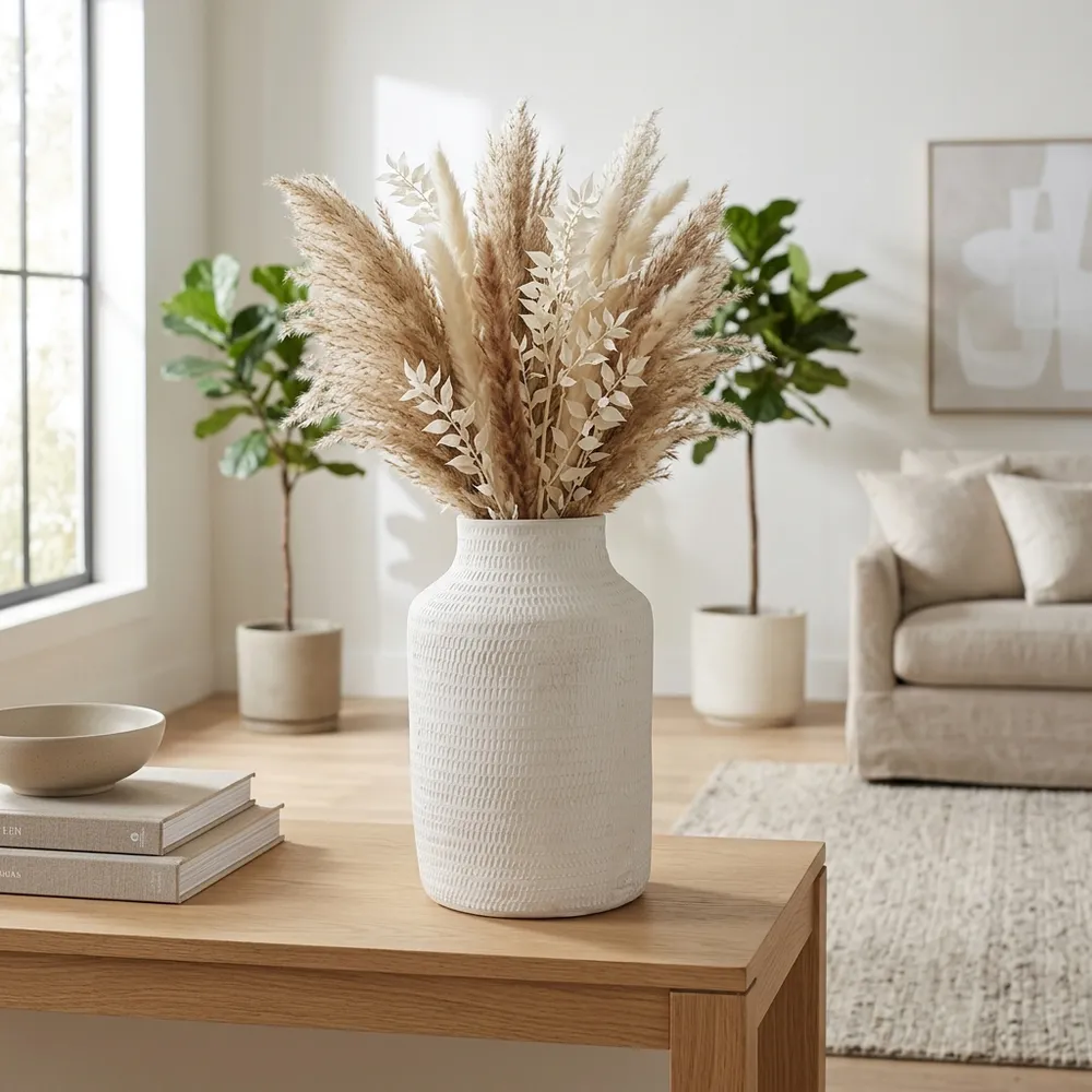 TIPTONSTONE IVORY VASE 15 (IN)
