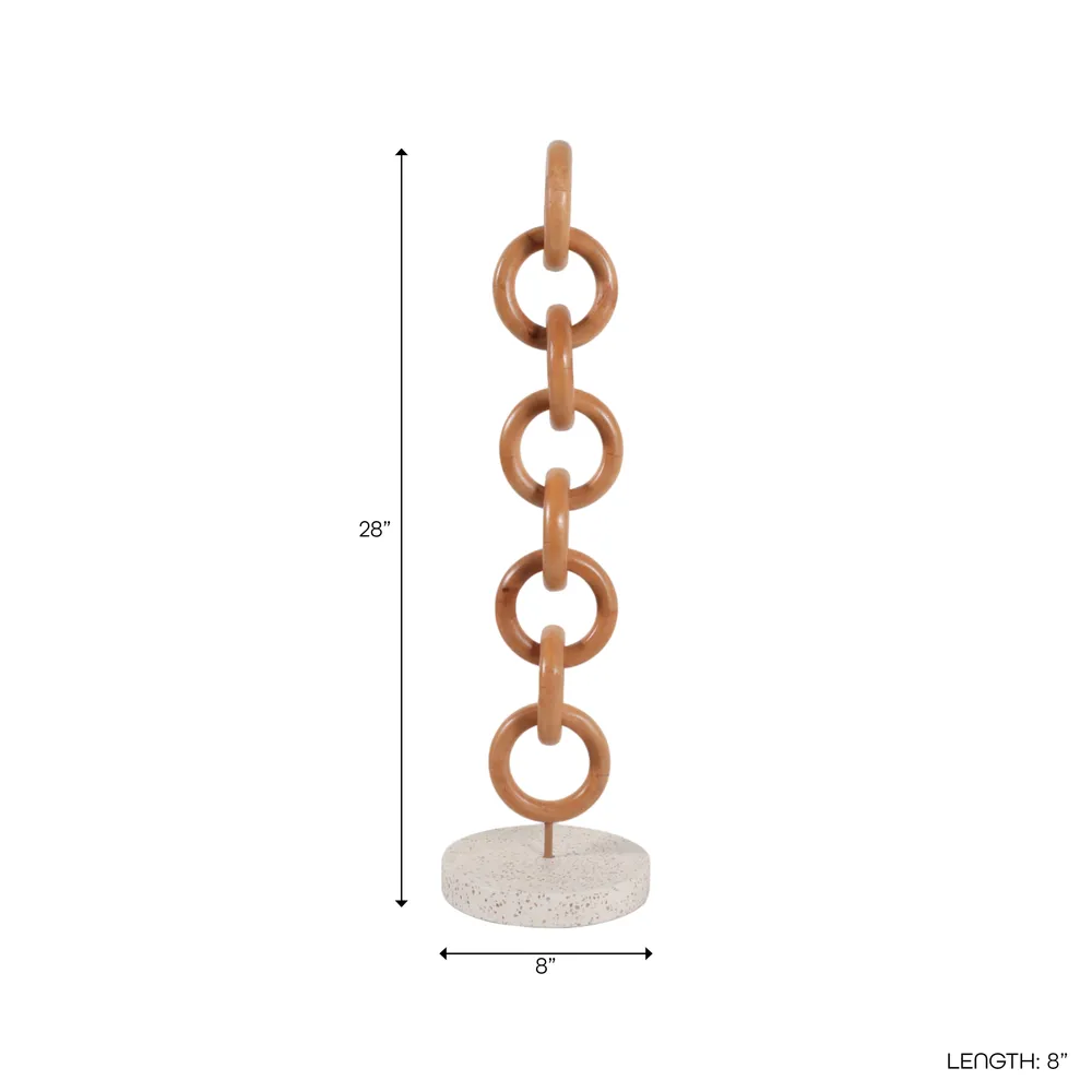 CALDERROSE GOLD DECOR 28 (IN)