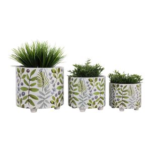 BARNETWORTH SET OF 3 GREEN PLANTER 11 (IN) 3