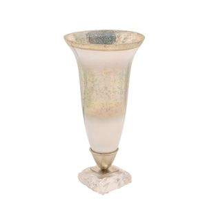 DAMIENVIEW SILVER GLASS VASE 15 (IN) 1