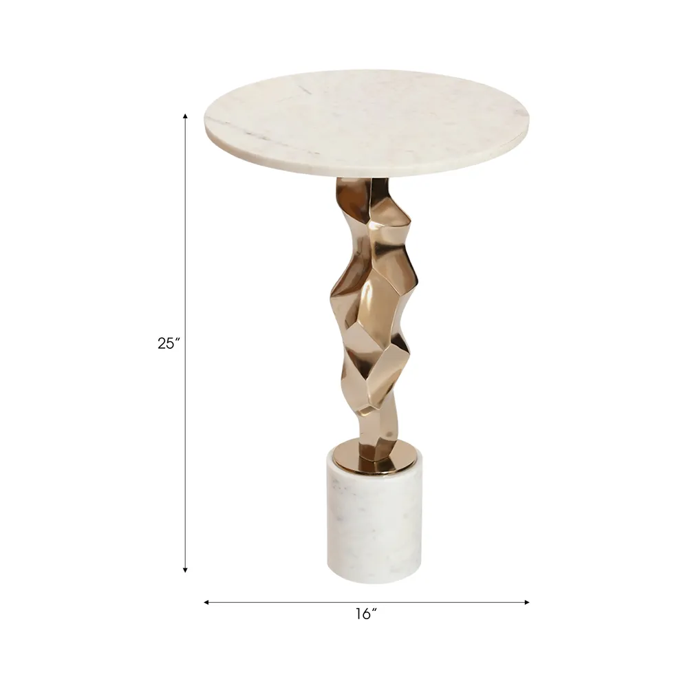 MAXWORTH GOLD TABLE 25 (IN)