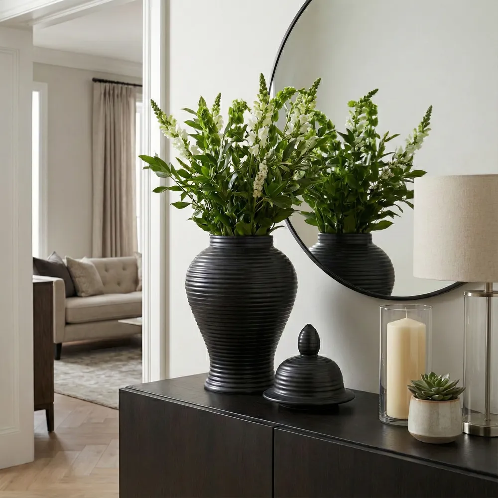 OWENSHAW BLACK CHINOISERIE 18 (IN)