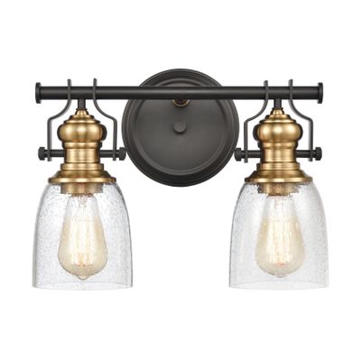 Chadwick 14″ Wide 2-Light Vanity Light - Oil Rubbed Bronze