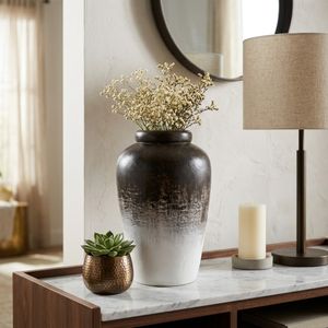 WILSONMOOR WHITE VASE 17 (IN) 11