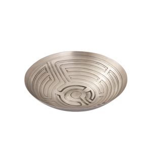 Maze Etched Bowl - Set of 3 Nickel 3