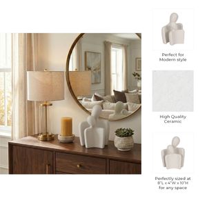 FORRESTFORD SET OF 2 WHITE DECOR 10 (IN) 11