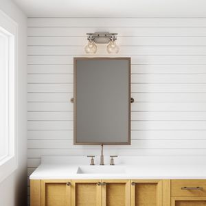 Salamanca 15.5'' Wide 2-Light Vanity Light - Satin Nickel 6