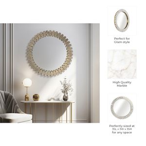 FORDROSE WHITE MIRROR 35 (IN) 9