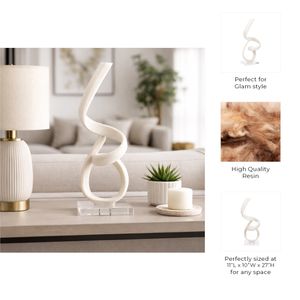 ESSEXTON WHITE DECOR 27 (IN) 11