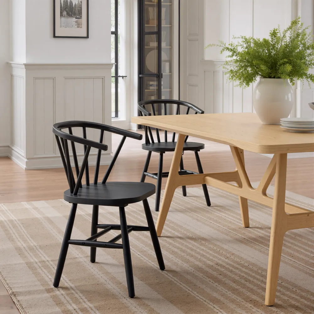 Stenger Dining Chair Black
