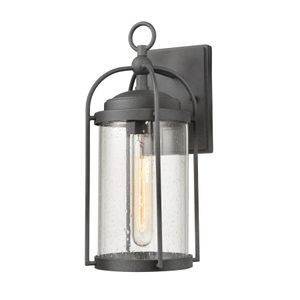 Catalonia 13.5'' High 1-Light Outdoor Sconce - Distressed Zinc 2