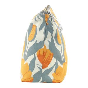 Icelandic Poppies Gold Large Essential Canvas Pouch 6