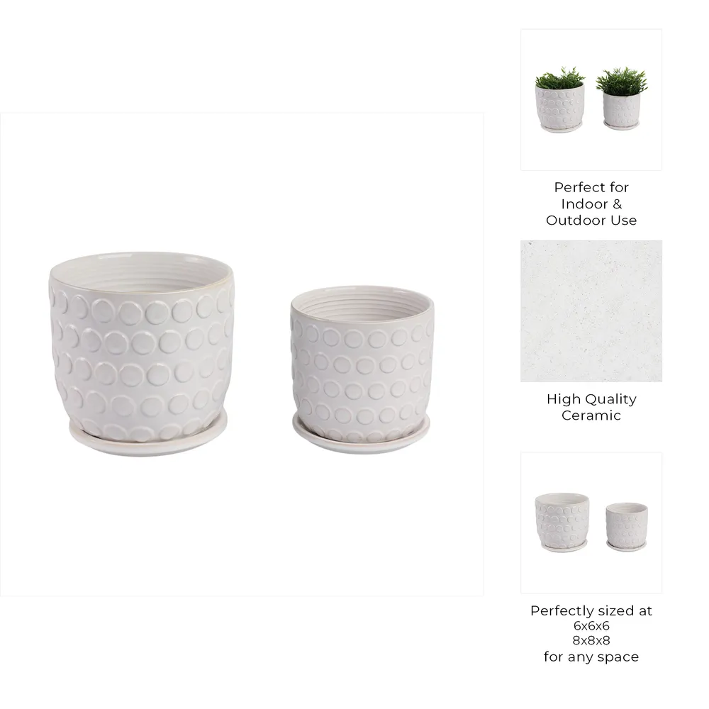 FIONAOAK SET OF 2 PLANTER 7 (IN)