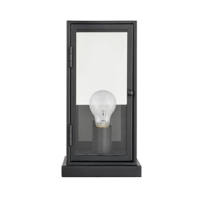 Foundation 12″ High 1-Light Outdoor Sconce - Matte Black